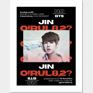 BTS: Jin N.O Posters and Art